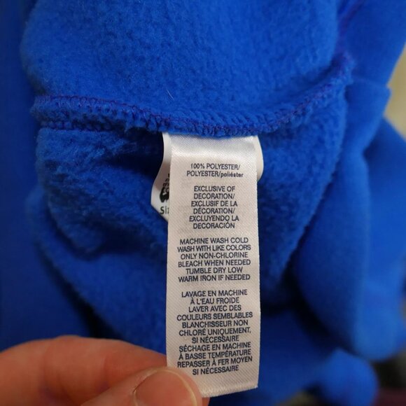 New Chaps Ralph Lauren Men's Sz M Sport 1/4 Zip Pullover Mock Neck Sweater Blue - Picture 6 of 7